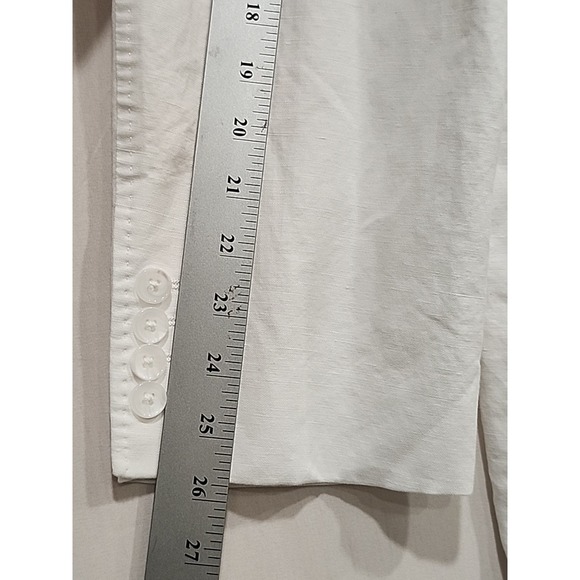 Baird McNutt‎ Murano NWT Blazer Jacket Mens 2XB White, Linen/Cotton Blend - Picture 9 of 16